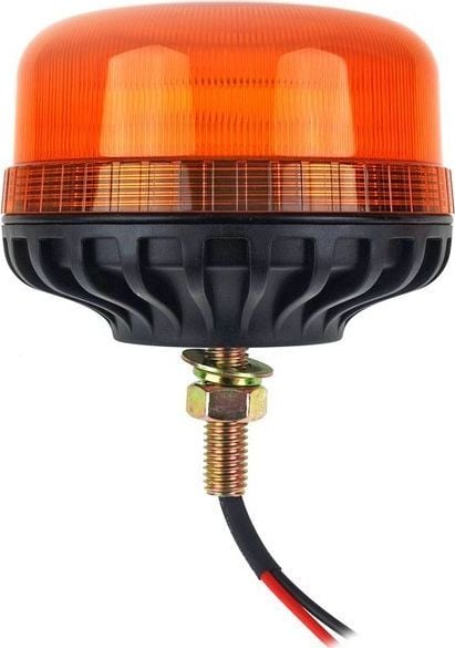 Girofar, lampa de avertizare omologat pe surub R65 R10 36LED 12 / 24V IP56