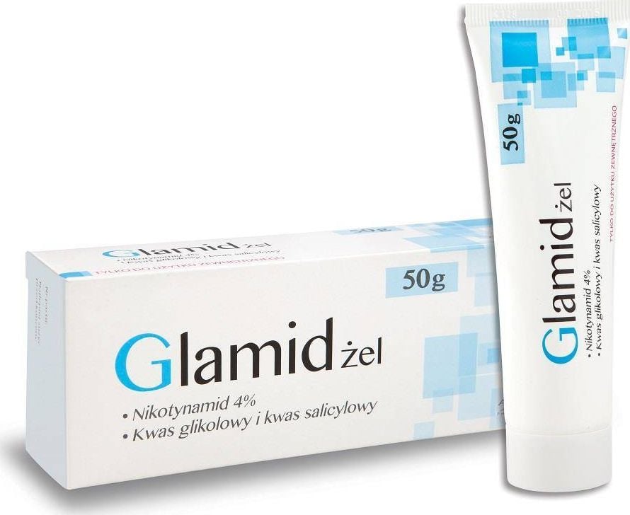 Glamid Gel pentru îngrijirea tenului acneic 50g