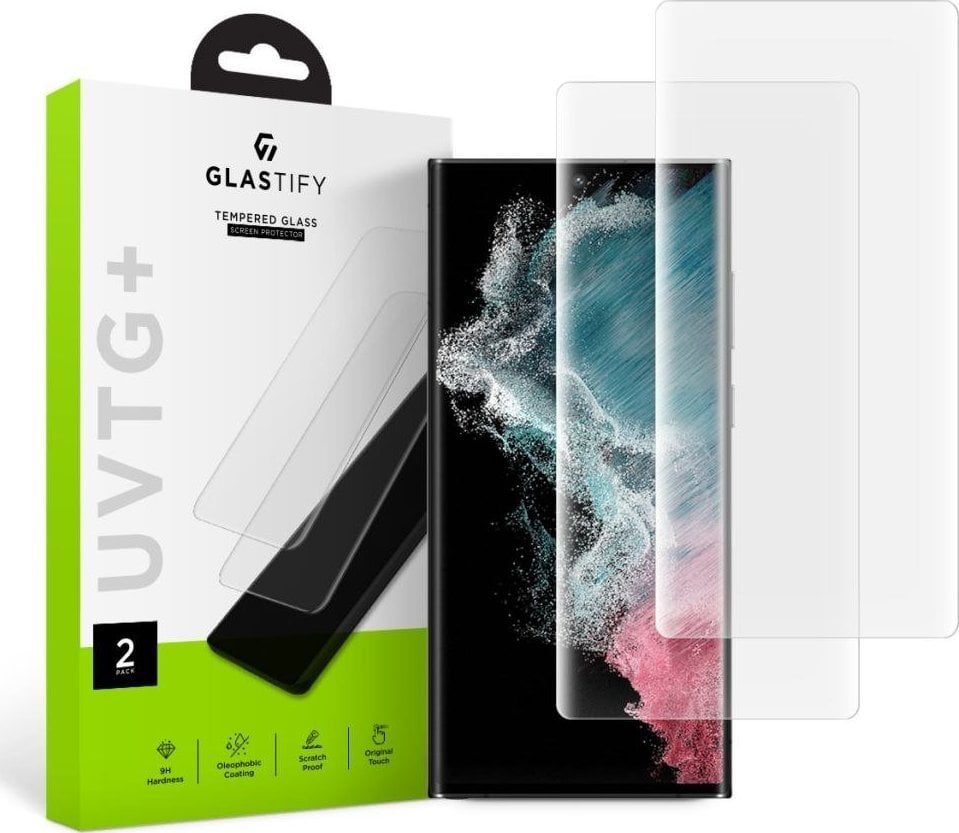 Glastify GLASTIFY CALIT UVTG+ 2 PACHET GALAXY S23 ULTRA CLEAR