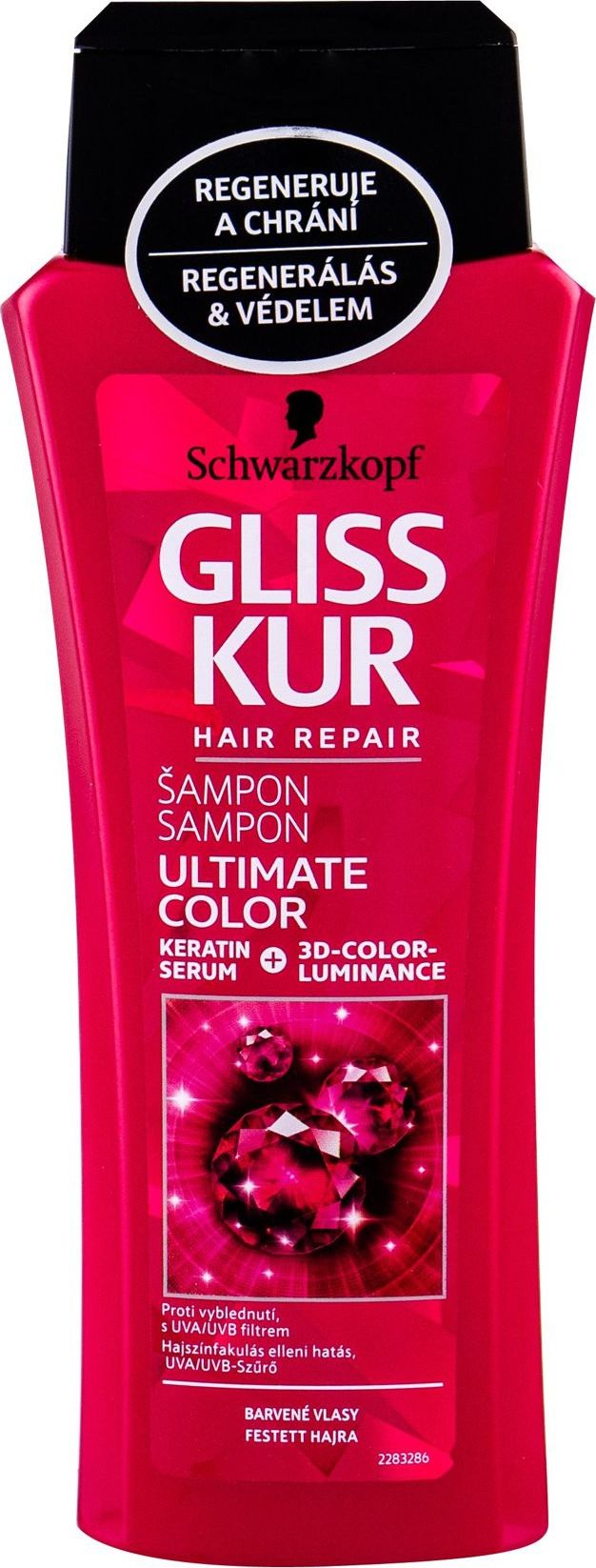 Gliss Kur Ultimate Color Shampoo sampon pentru par vopsit, tonifiat si luminos 250 ml