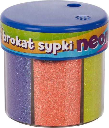 Glitter pentru decorarea desenelor, 6 culori, 50 g, Multicolor