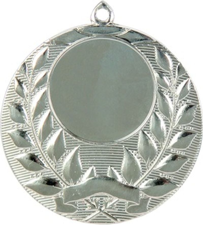 Globală medalia de argint cu loc pentru emblema de 25 mm - medalie de oțel