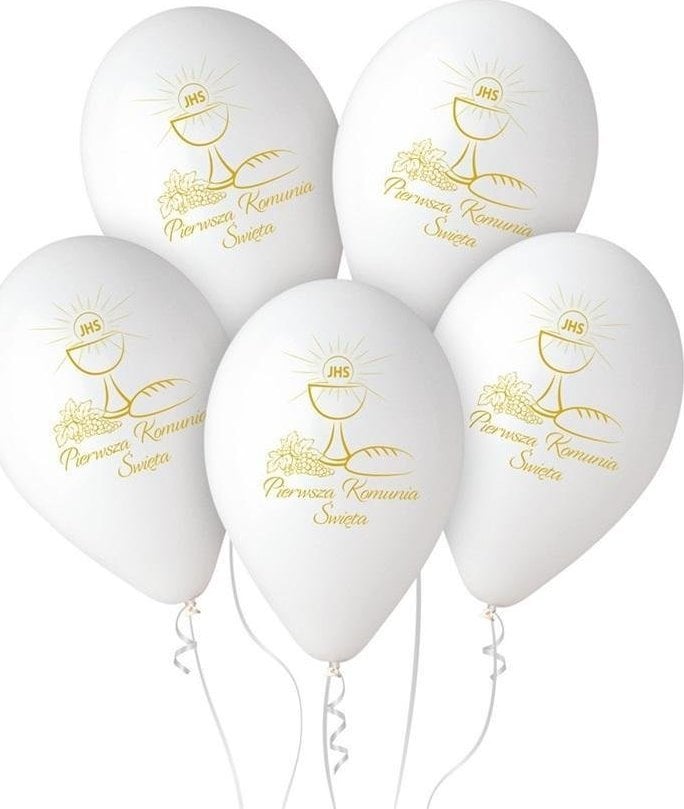 Baloane GoDan Premium cu heliu Prima Comuniune 33cm 25buc