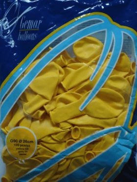 GoDan Go-Balon G90 Pastel Yellow Dark 100 buc