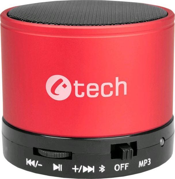 Boxe portabile - Difuzor C-Tech SPK-04R roșu