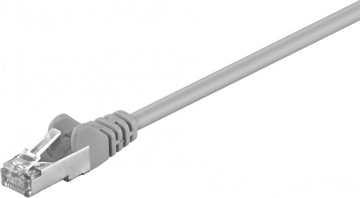 Cablu goobay Crossover cablu patch SF / UTP Cat. 5e 0.5m CCA gri (50143)