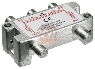 Cabluri si accesorii retele - Splitter SAT Splitter F 1x / 4x 5-2500MHz F (67,003)