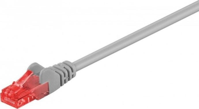 Cablu de corecție Goobay Wentronic Goobay CAT 6, U/UTP, gri, 7,5 m - CCA coppergemisch (68429)
