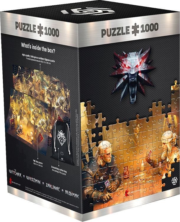 Good Loot Puzzle 1000 de piese The Witcher (The Witcher): Playing Gwent