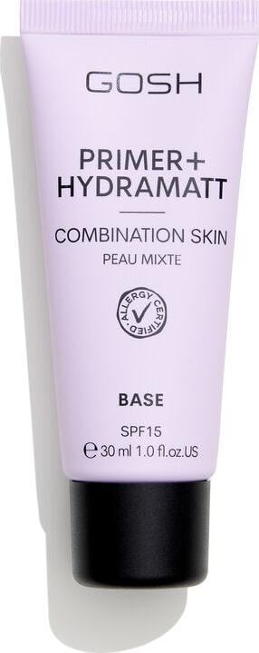 Gosh GOSH_Primer+ 007 Hydramatt Combination Skin Base baza de machiaj hidratanta pentru ten mixt si gras SPF15 30ml