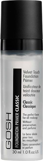 Baza de machiaj Gosh Velvet Touch Foundation Primer, 30 ml