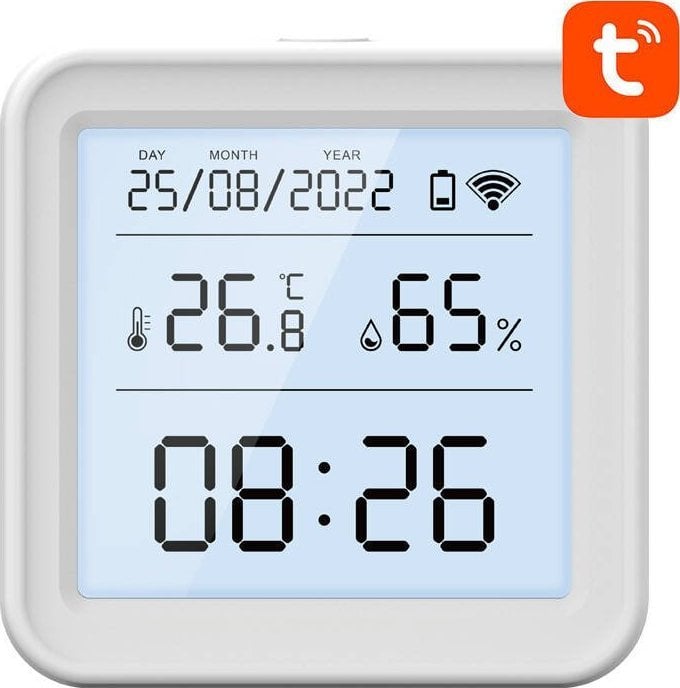 Gosund Inteligentny czujnik temperatury i wilgotności Wi-Fi Gosund S6 (ekran LCD, podświetlenie)