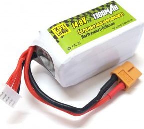 Baterie LiPo, GPX ECTREME, 1300mAh, 14.8V, 75C, Multicolor