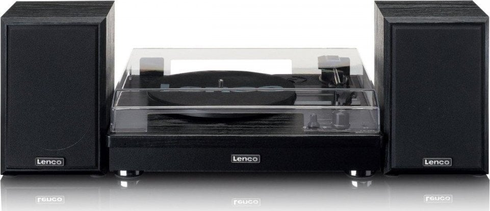 Pick-Up - Lenco Turntable Lenco LS-101BK Turntable cu difuzoare cu funcție Bluetooth