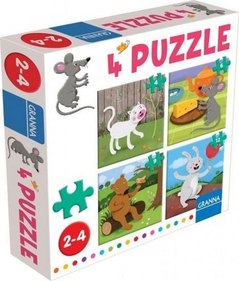 Bunica Puzzle cu Granna Mouse