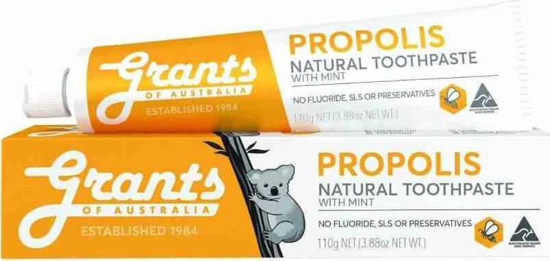 Grants of Australia GRANTS OF AUSTRALIA_Propolis Pasta de dinti naturala cu menta pasta de dinti protectoare cu propolis fara fluor 110g