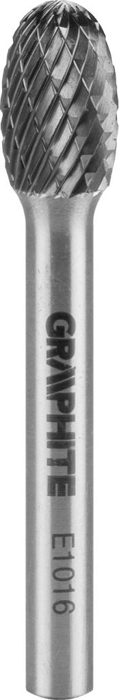 Graphite FREZ DO METALU HM TYP E (OWALNY) 10 X 16 MM TRZPIEŃ 6 X 45 MM 55H365 GRAPHITE