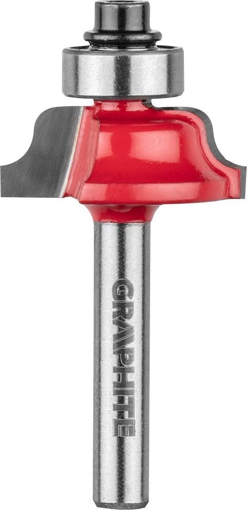 Cutter Widia din grafit (Cutter de forme cu rulment, decorativ, HM, 25,7 x 9,7 mm, tijă 6 mm)