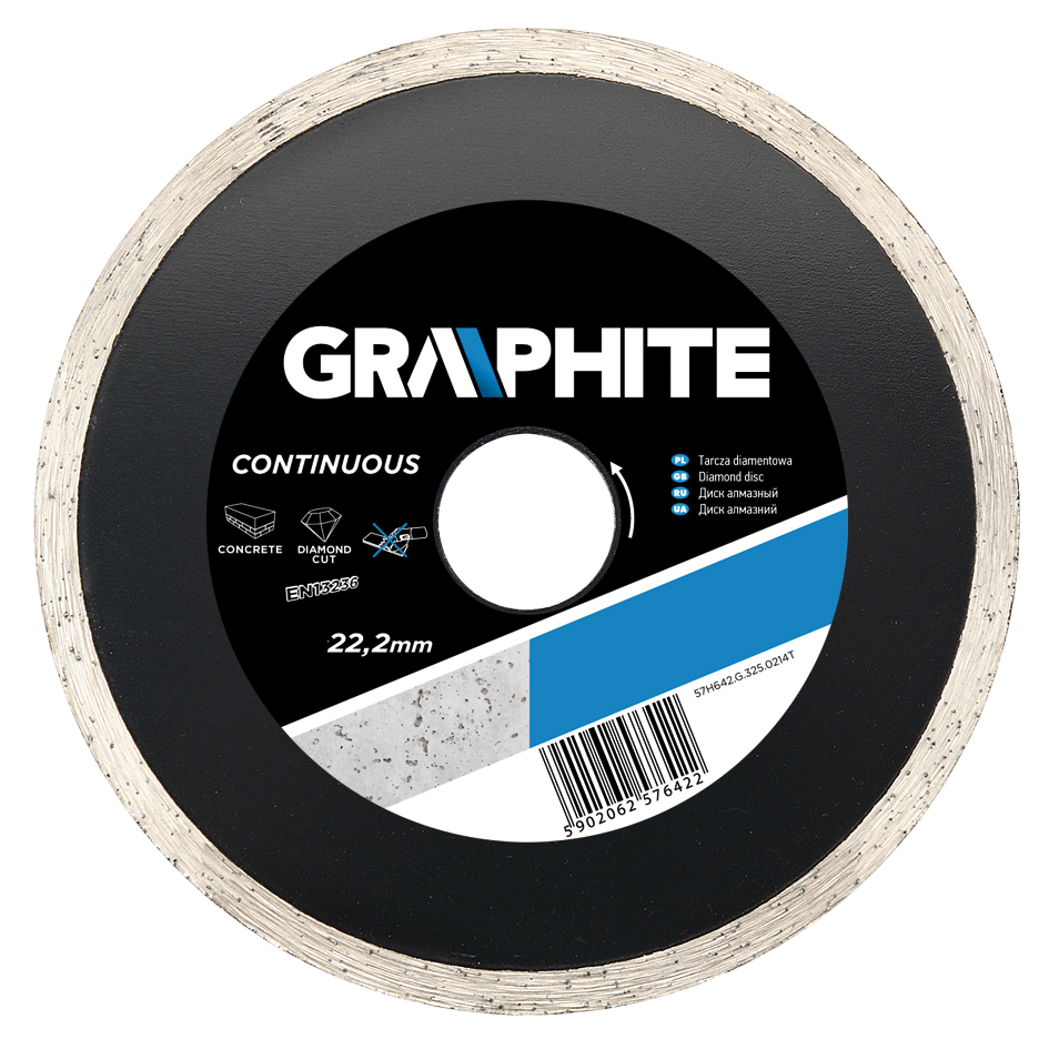 Disc diamant grafit 115x22,2mm solid 57H640