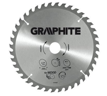 Graphite Tarcza do pilarki widiowa 185x30mm 60zębów - 55H601