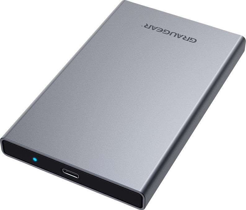 Accesorii hard disk-uri externe - Graugear GrauGear G-2501-AC-10G - HDD / SSD-Gehäuse - 2.5 Zoll - SATA - 6 Gbit/s - USB Anschluss - Aluminium