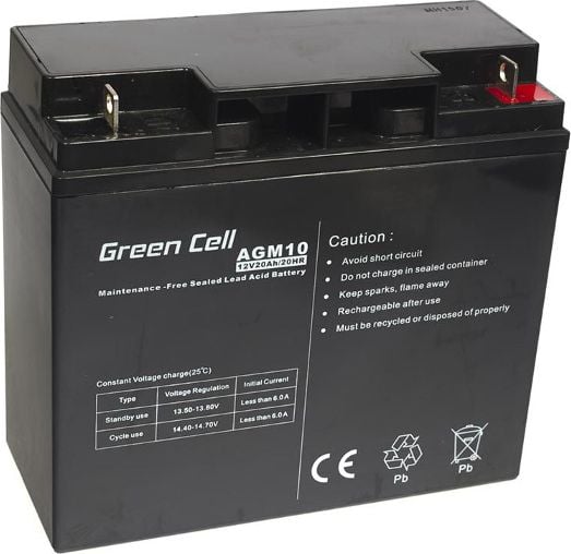 Accesorii UPS-uri - Acumulator Plumb Acid 12V 20Ah VRLA AGM Baterie Gel