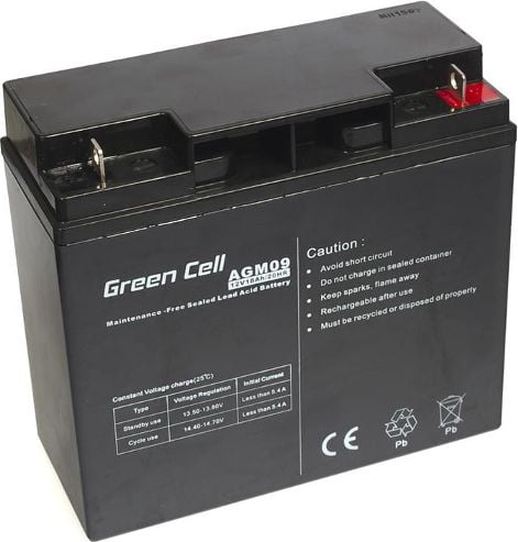 Accesorii UPS-uri - Acumulator Plumb Acid 12V 18Ah VRLA AGM Baterie Gel
