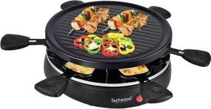 Grill elektryczny Techwood Elektryczny grill Raclette na 6 osób Techwood