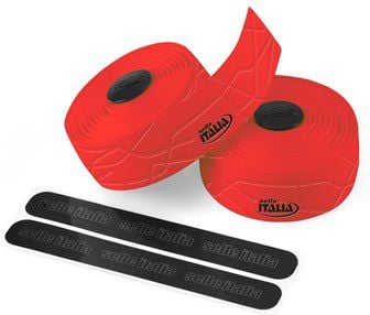 Grip volanului ITALIA GRAN FONDO gel gr.2.5mm roșu (SIT-0000000000E13)