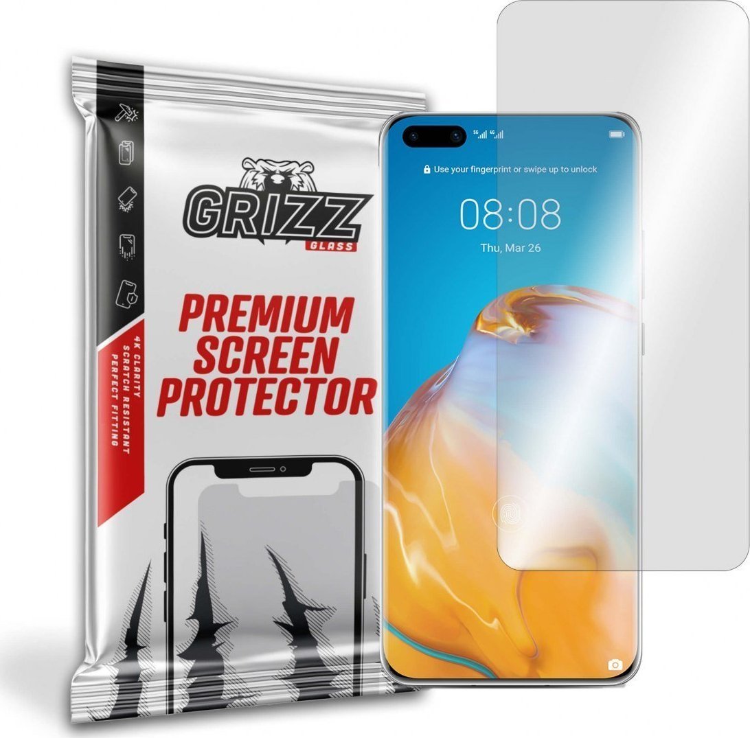 Folii protectie telefoane - Folie protectie Huawei P40 Pro 5G Grizz Glass, Hidrogel, Transparent