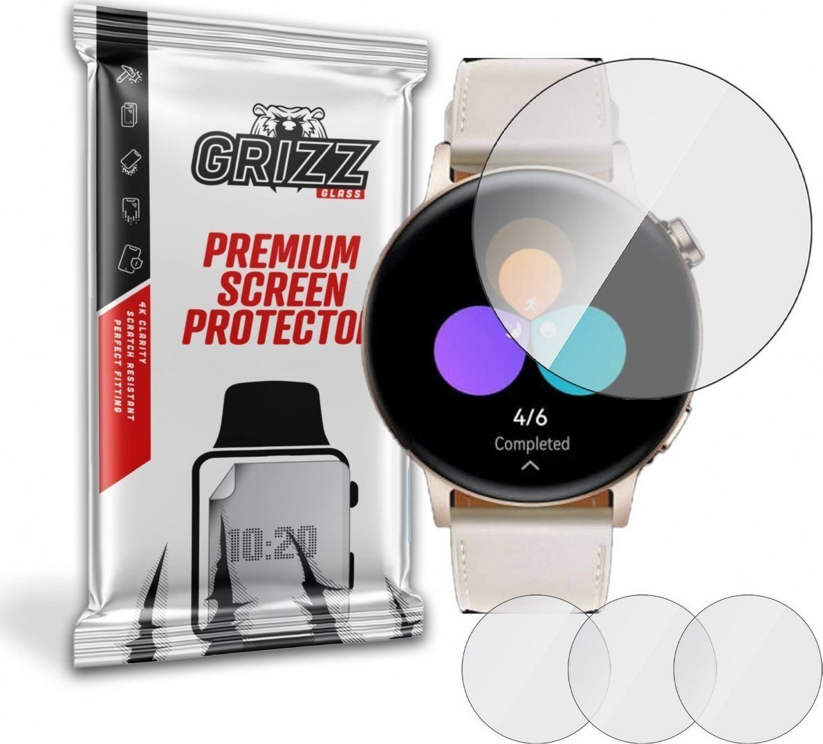 Accesorii Smartwatch - GrizzGlass Grizz Huawei Watch GT 3 Film cu hidrogel de 42 mm