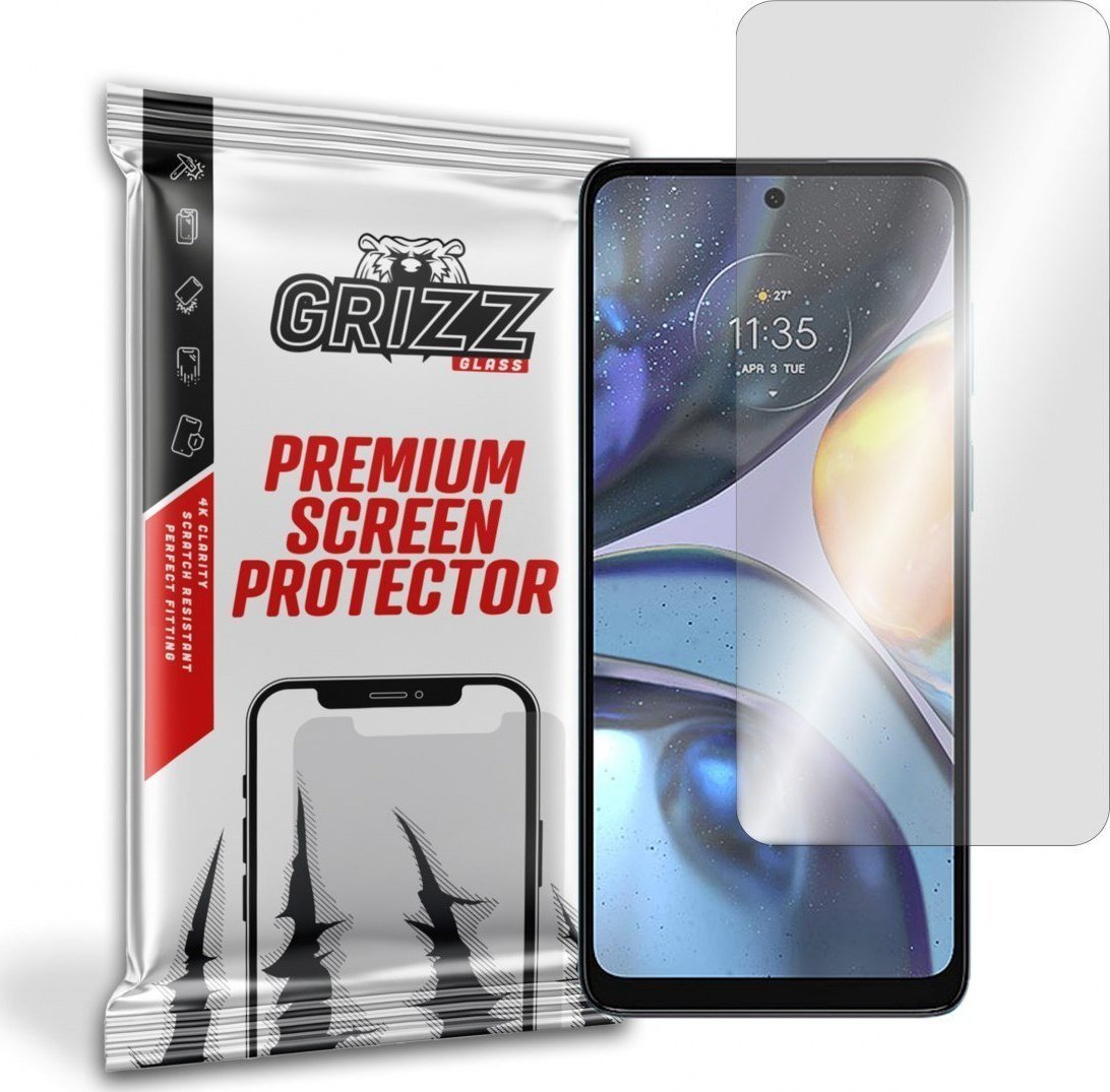 Folie protectie ecran GrizzGlass HydroFilm pentru Motorola Moto G22, Hidrogel, Transparent