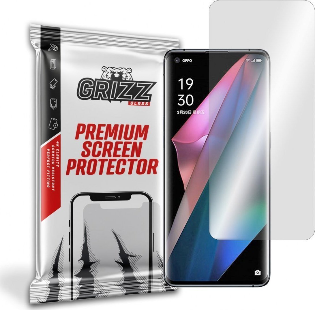 Folie protectie ecran GrizzGlass HydroFilm pentru Oppo Find X3 5G, Hidrogel, Transparent
