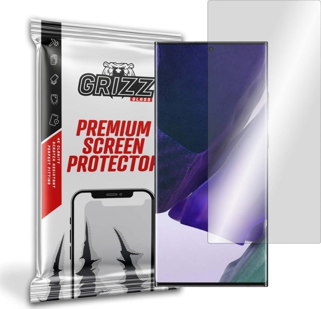 Folii protectie telefoane - Folie protectie telefon, Grizz Glass, Hydrogel, Silicon, Compatibil cu Samsung Galaxy Note 20 Ultra 5G, Transparent