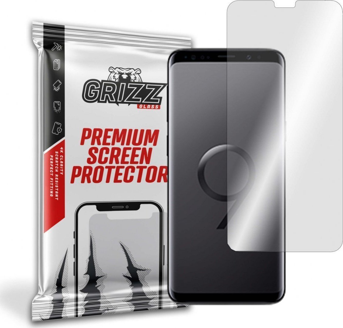 Folii protectie telefoane - Folie de protectie Grizz Glass, Hydrogel, Compatibil Samsung Galaxy S9, Transparent