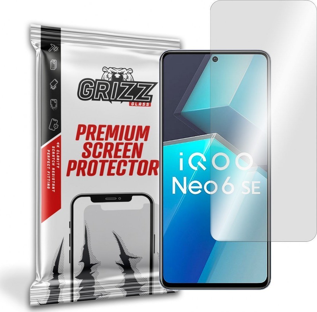 Folie de protectie fata GrizzGlass HydroFilm pentru Vivo iQOO Neo 6 SE, Hidrogel, Transparent