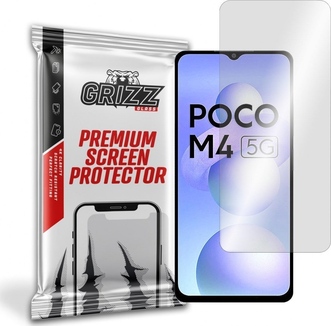 Folie protectie ecran GrizzGlass HydroFilm pentru Xiaomi Poco M4 5G, Hidrogel, Transparent