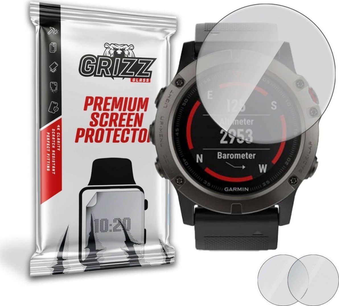 Film GrizzGlass Grizz Garmin Fenix 5X Mat