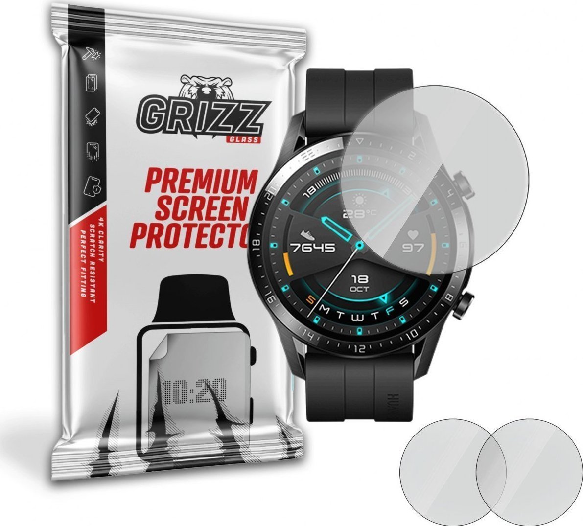 GrizzGlass Grizz Matt Film Huawei Watch GT2 46mm