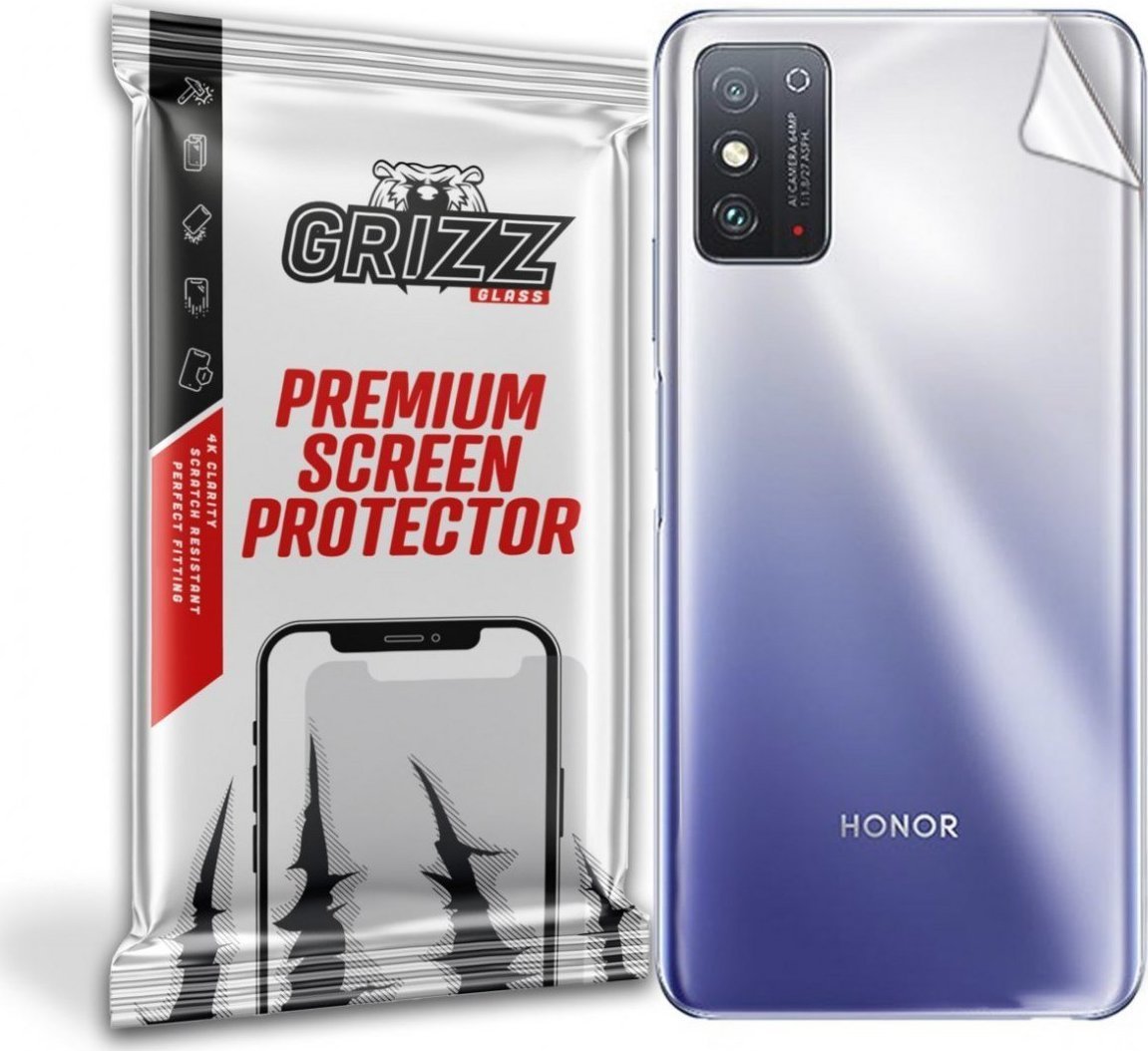 Folie protectie spate, GrizzGlass UltraSkin folie spate pentru Honor X30 Max, Transparent