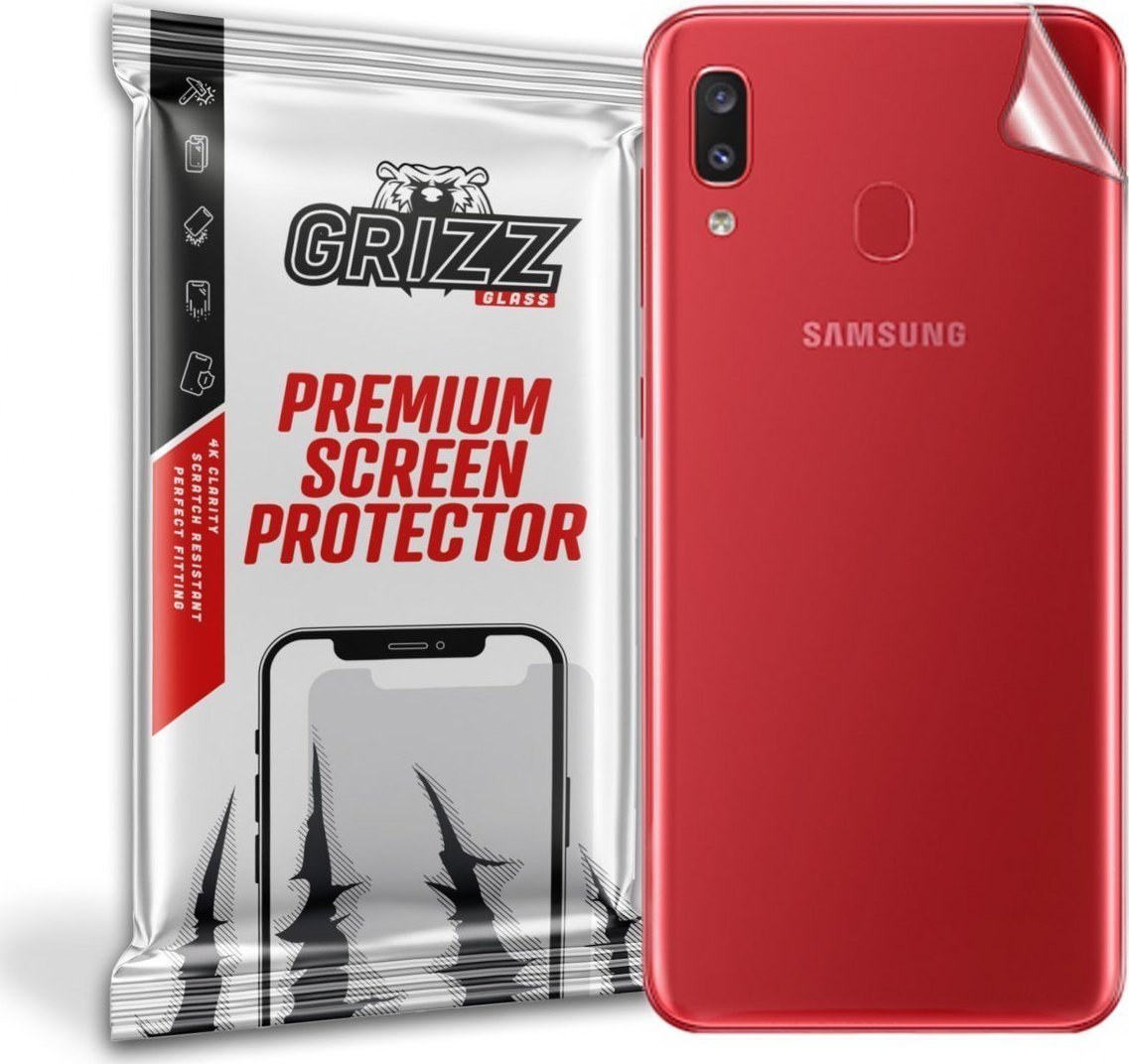 Folie protectie spate, folie GrizzGlass UltraSkin pentru Samsung Galaxy A20e