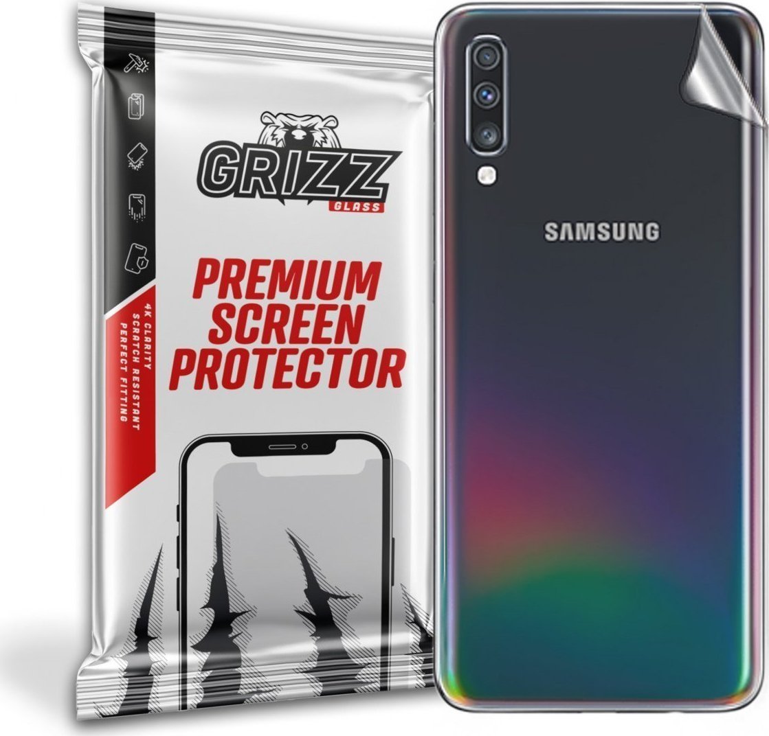 Folie protectie spate, GrizzGlass UltraSkin pentru Samsung Galaxy A70