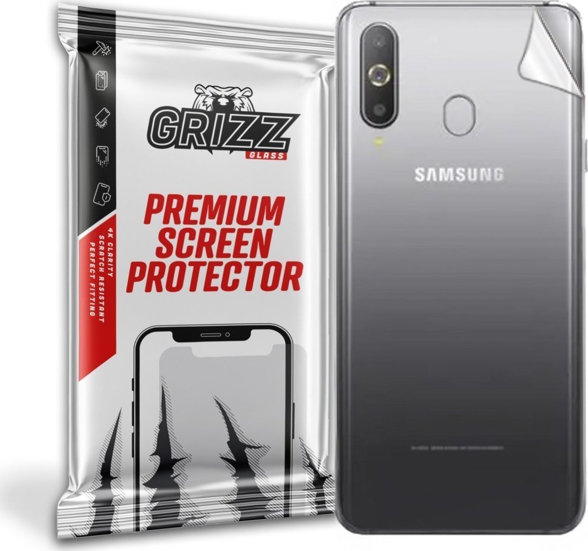 Folie protectie spate, GrizzGlass UltraSkin film spate pentru Samsung Galaxy A9 Pro 2019, Transparent