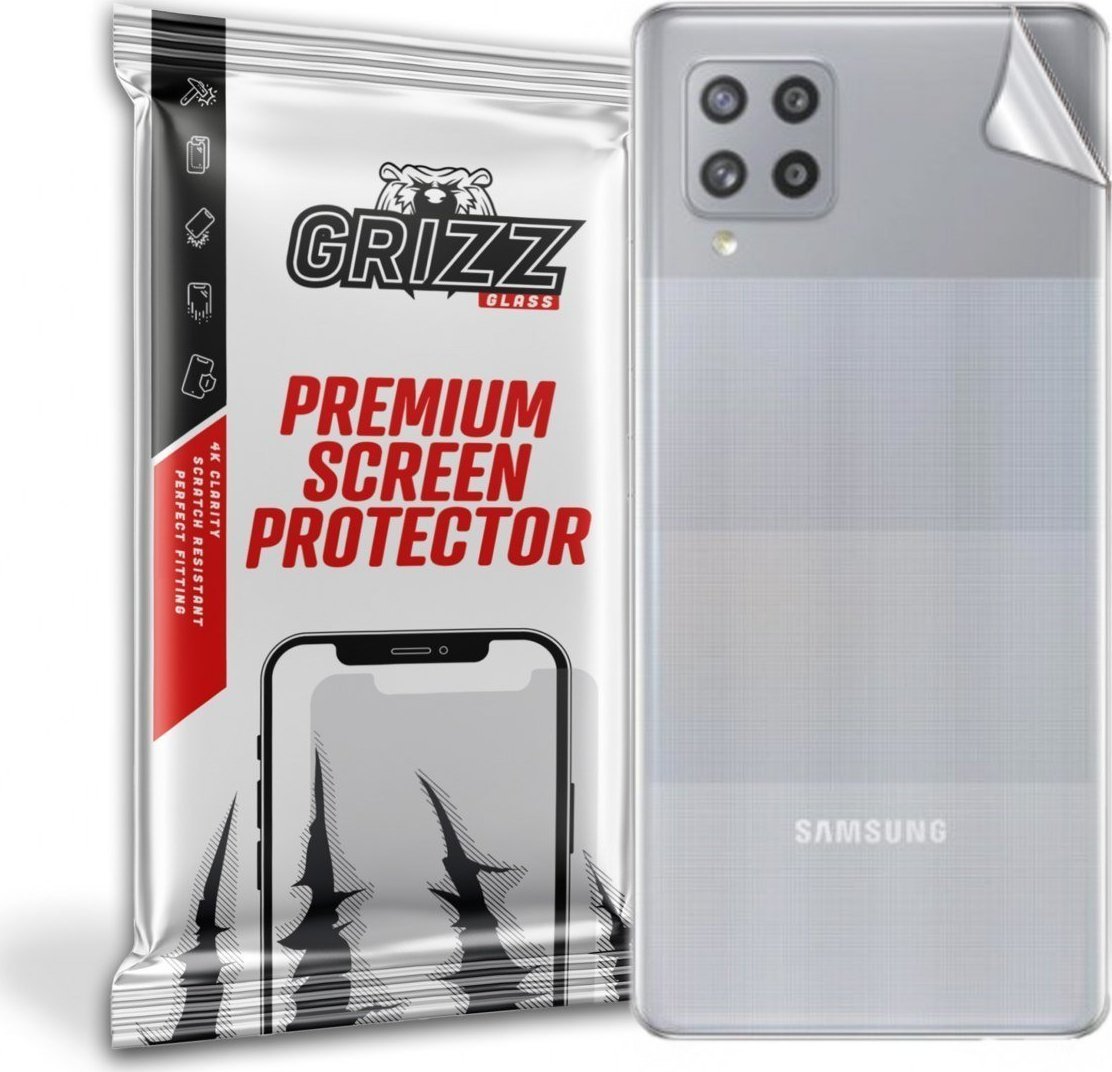 Folie protectie spate, GrizzGlass UltraSkin folie spate pentru Samsung Galaxy M42 5G, Transparent