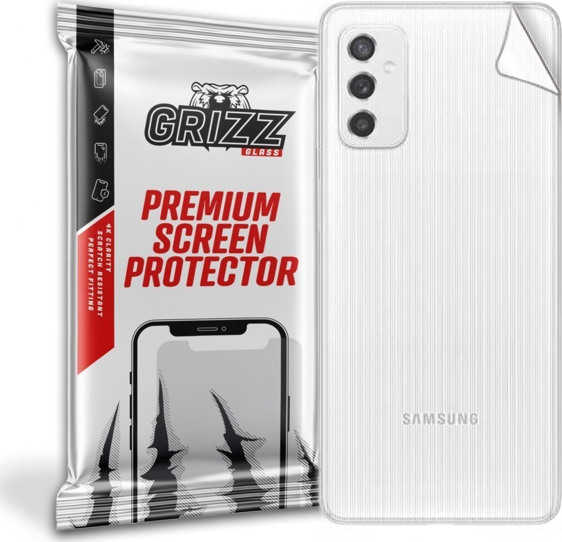 Folie protectie spate, GrizzGlass SatinSkin folie spate pentru Samsung Galaxy M52 5G, Transparent