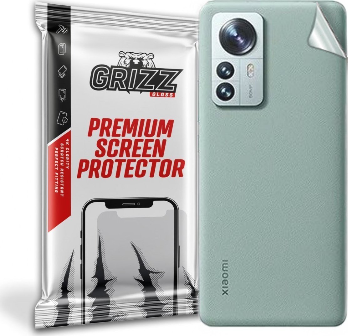 Folie protectie spate, GrizzGlass SatinSkin film pentru spate la Xiaomi 12x, transparent