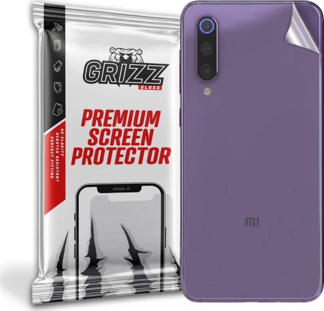 Folie protectie spate, GrizzGlass UltraSkin folie spate pentru Xiaomi Mi 9 SE, Transparent