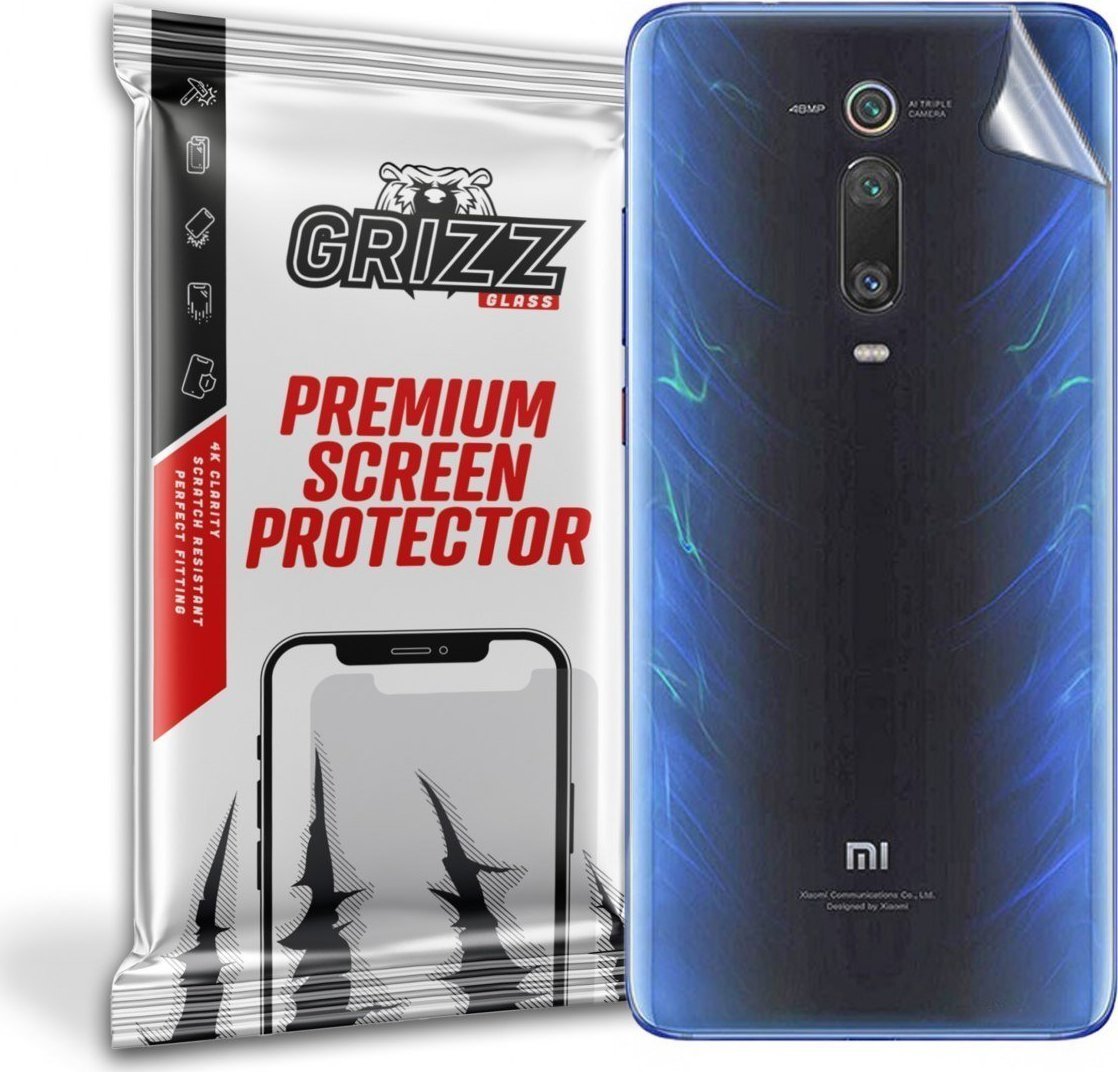 Folie protectie spate, GrizzGlass UltraSkin folie spate pentru Xiaomi Mi 9T Pro, transparent