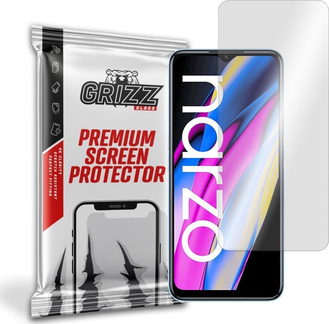 Folie protectie ecran GrizzGlass HybridGlass pentru Realme Narzo 50A Prime, Transparent