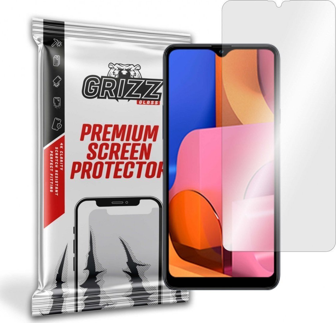 Folie protectie telefon, Grizz Glass, Sticla, Compatibil cu Samsung Galaxy A20s, Transparent